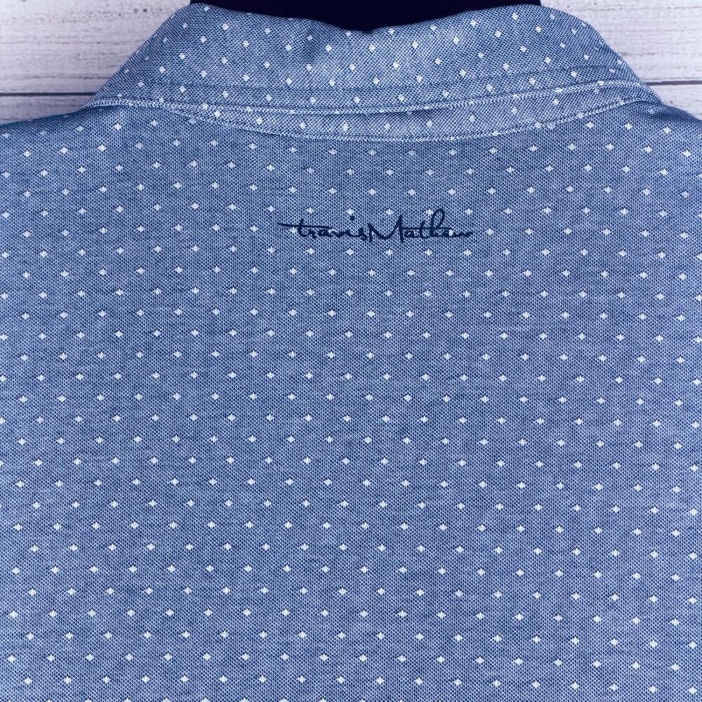 TravisMathew Blue Golf Polo XXL - Picture 3 of 11